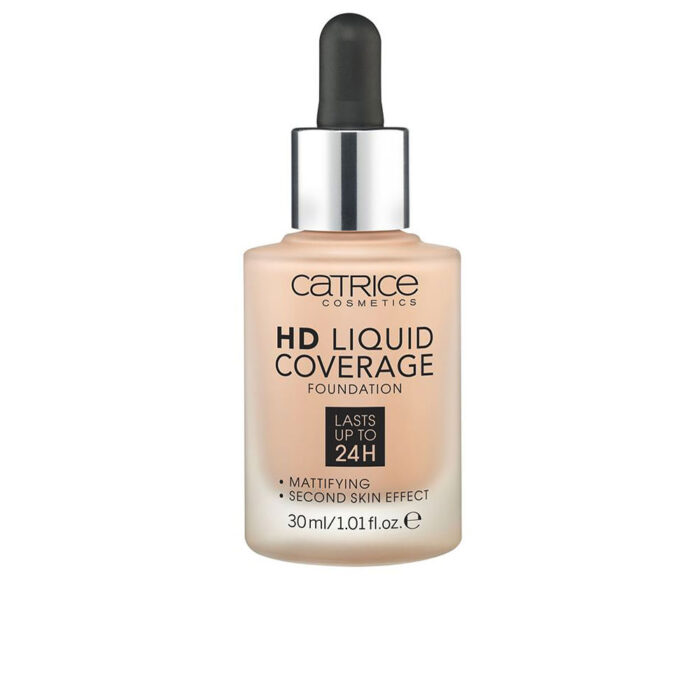 HD LIQUID COVERAGE FOUNDATION lasts up to 24h #020-rose beige