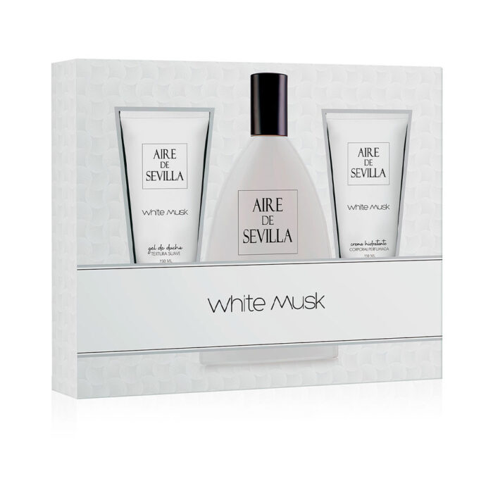 AIRE DE SEVILLA WHITE MUSK set 3 pz