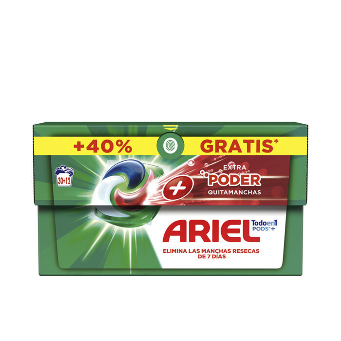 ARIEL PODS EXTRA POWER STAIN REMOVER 3in1 detergent 42 caps