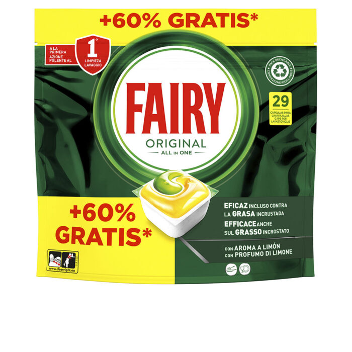 FAIRY ALL IN 1 LEMON dishwasher 29 capsules