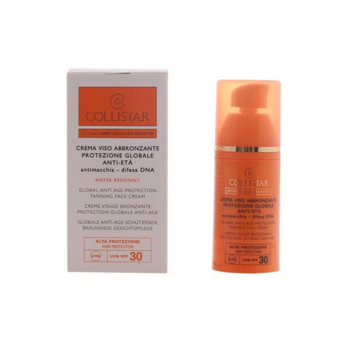 CREMA ROSTRO bronceadora protección global antiedad SPF30 50 ml