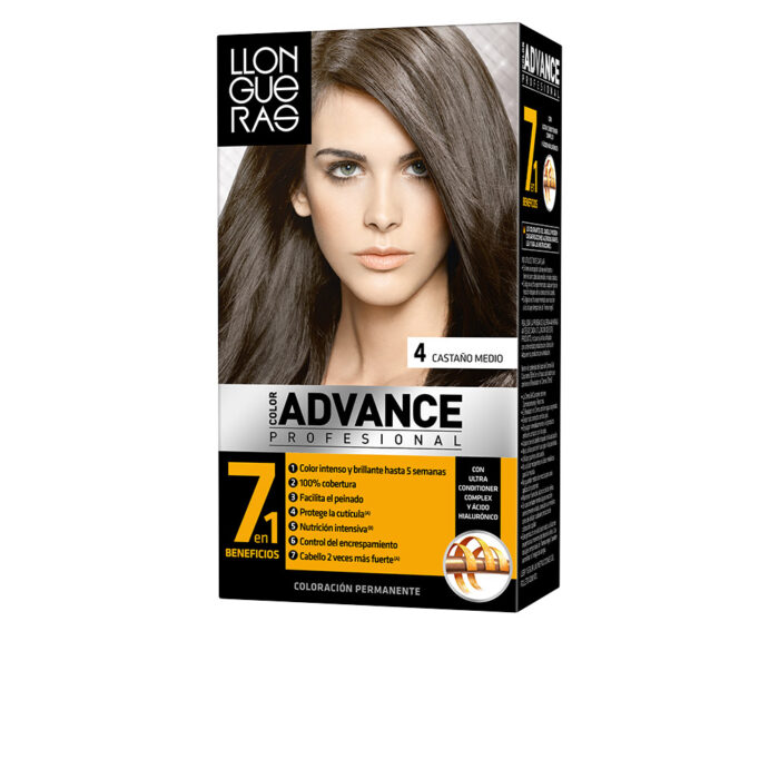 COLOR ADVANCE #4-castaño medio 1 u